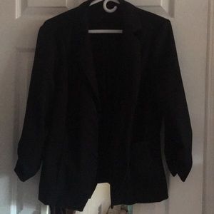 Black suit jacket